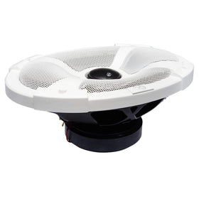 Three-ohm impedance helps match compatible amps for clear marine sound.