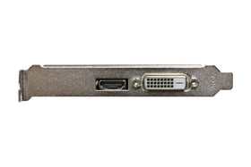 PowerColor Radeon 550 installed in mini ITX PC illustrating small form-factor compatibility
