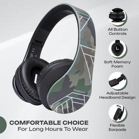PowerLocus close-up of earcup memory-protein foam for lasting comfort