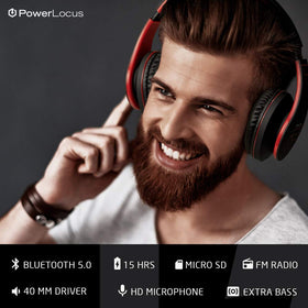 PowerLocus earcup close-up of memory-protein foam giving long-wear comfort benefit