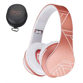 PowerLocus front view showing rose gold finish and stylish design, great for travel