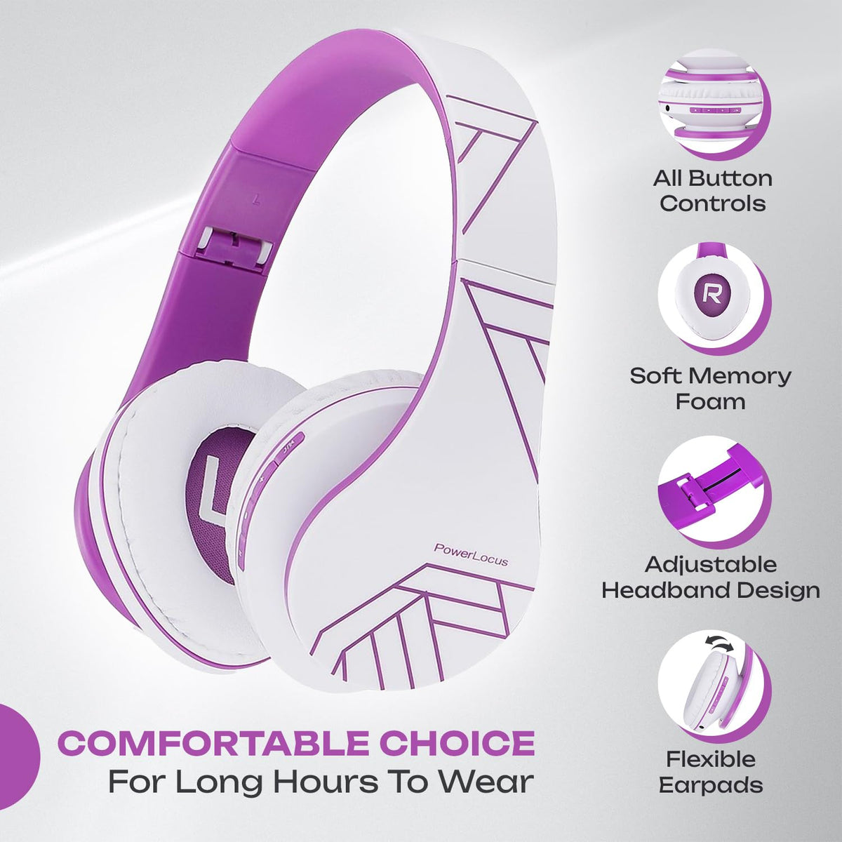 PowerLocus headband detail showing adjustable fit and durability