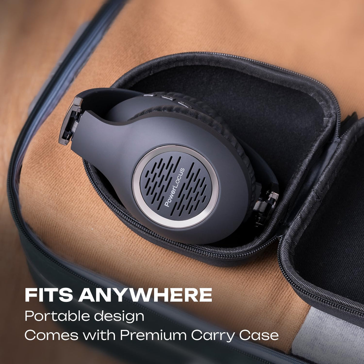 PowerLocus foldable design fits in any backpack.