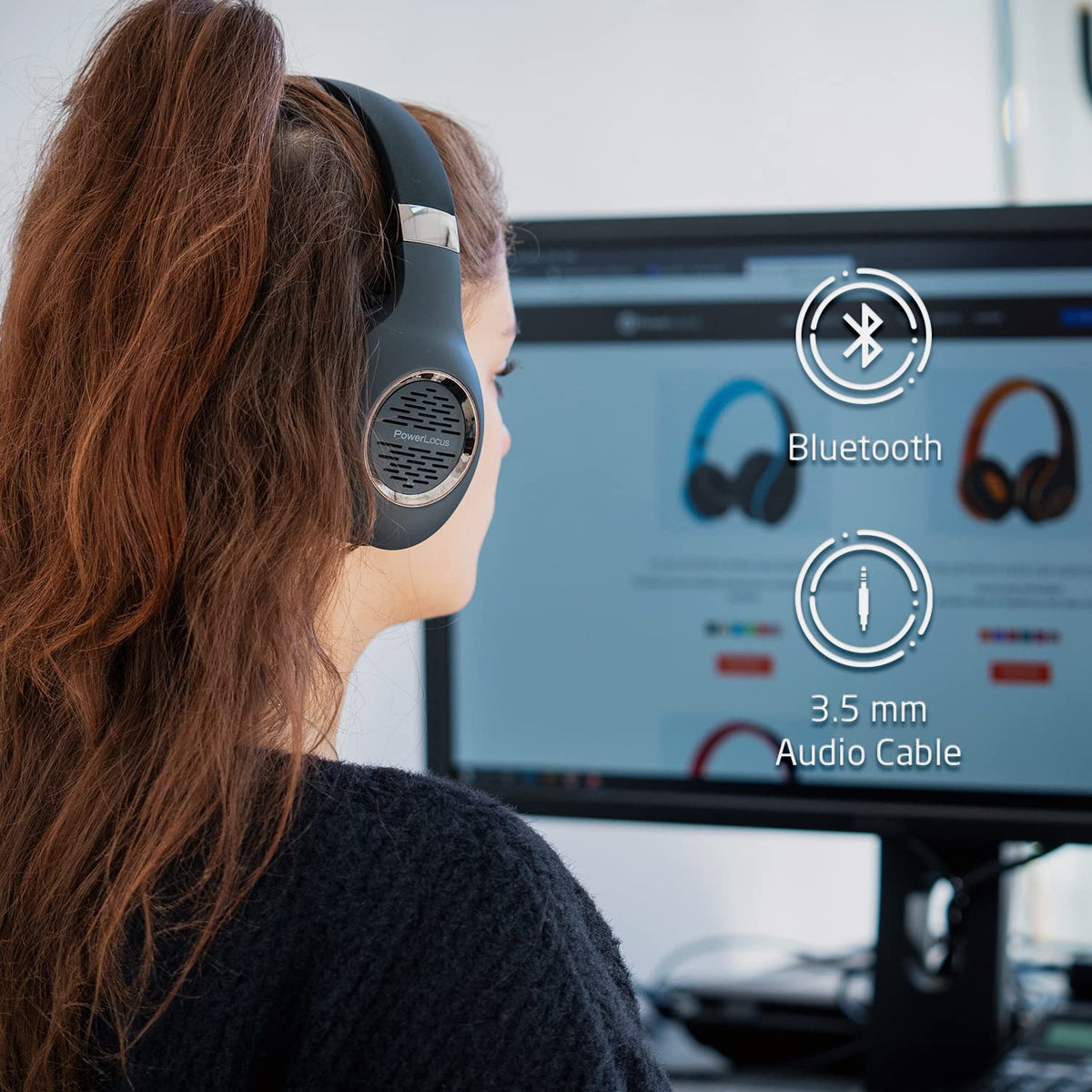 PowerLocus soft, noise-cancelling earmuffs for extended wear.