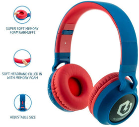 PowerLocus Kids Bluetooth headphones connect quickly with Bluetooth 5.3 for roaming.
