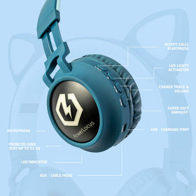 Foldable, compact design fits easily into a school bag.