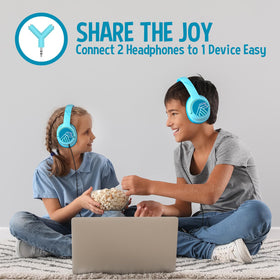 PowerLocus Kids Headphones foldable design for travel and storage