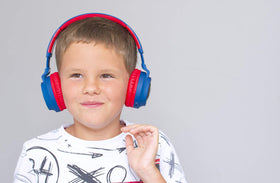 PowerLocus foldable design makes these headphones easy to store in a backpack.