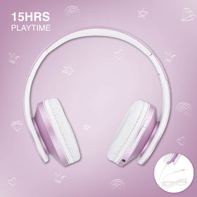 PowerLocus Kids Headphones-foldable-design is travel-friendly.