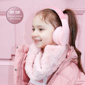 PowerLocus headphones with built in mic support online learning and calls.