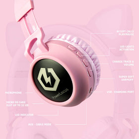 PowerLocus Headphones micro SD mode for offline listening.