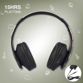 PowerLocus Kids Headphones micro SD slot supports up to 32GB