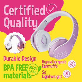 PowerLocus Kids Headphones-micro-sd mode supports playback from up to 32GB.