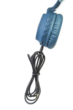 Soft protein foam ear cushions and headband for comfortable wear.
