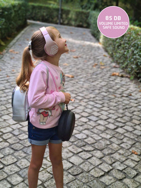 PowerLocus Kids Headphones soft earmuffs deliver comfort during long sessions.