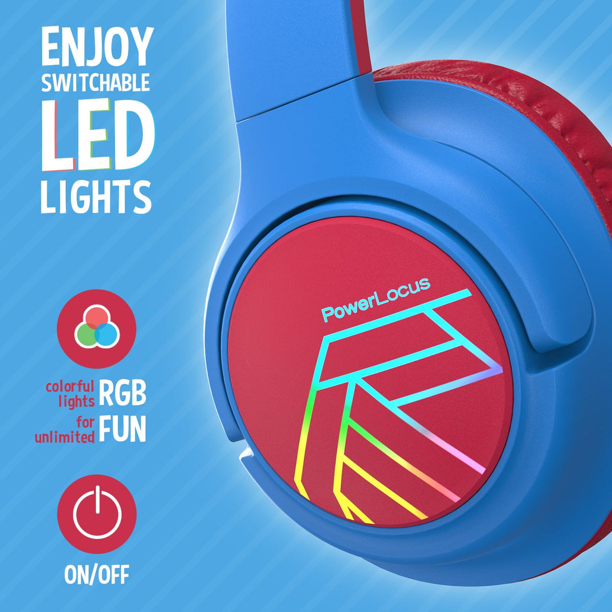 PowerLocus headphones connect wirelessly to tablets and PCs via Bluetooth 5.3