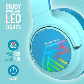 PowerLocus Kids Headphones enable two-device sharing via Y plug