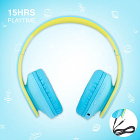 PowerLocus Kids Headphones wired audio cable for versatile device compatibility