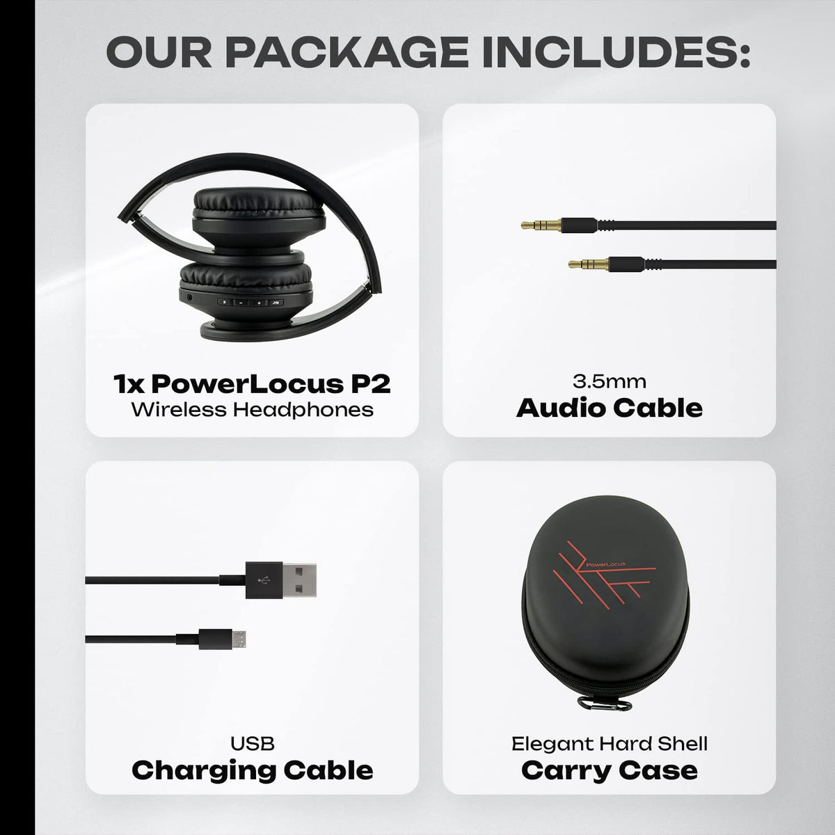 PowerLocus microSD slot and FM controls for standalone music playback