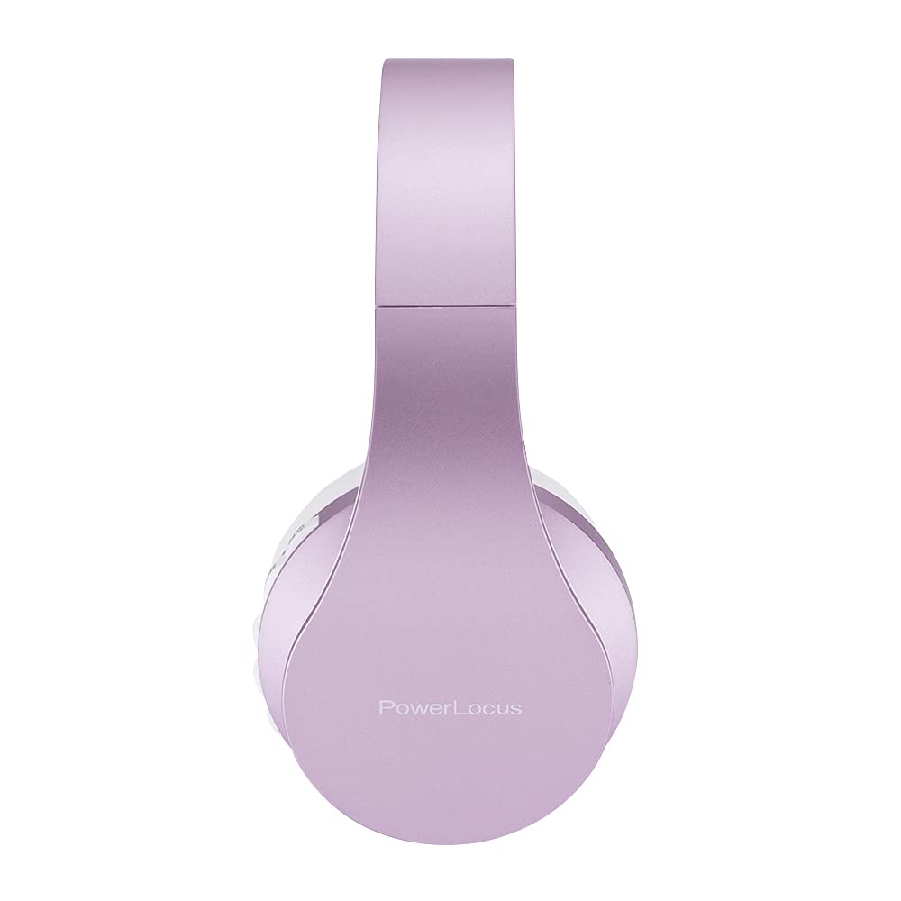 PowerLocus over-ear headphones with soft protein foam cushions for long-lasting comfort.