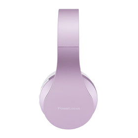 PowerLocus over-ear headphones with soft protein foam cushions for long-lasting comfort.
