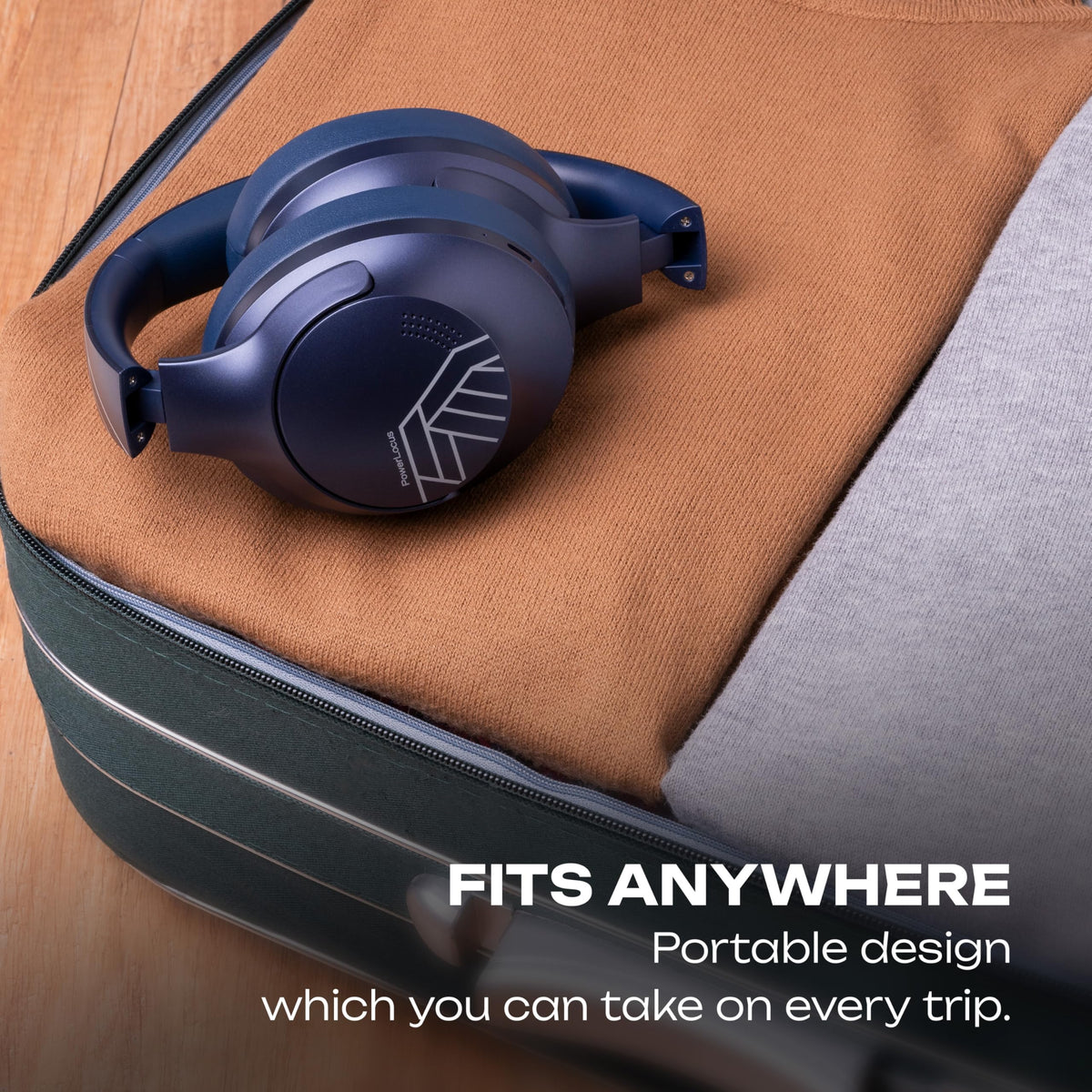 PowerLocus P3 foldable design for travel.