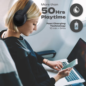 PowerLocus P3 soft memory foam ear cups for lasting comfort