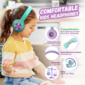 PowerLocus PLED headphones wired option for uninterrupted listening.