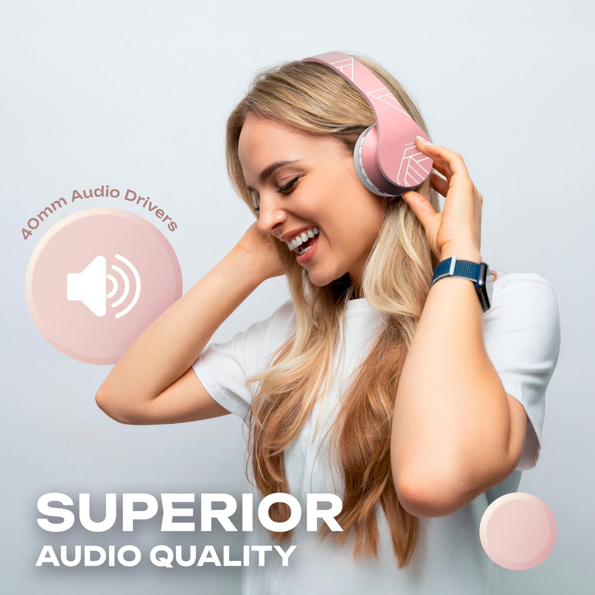 PowerLocus soft foam ear cushions ensure comfort during long sessions