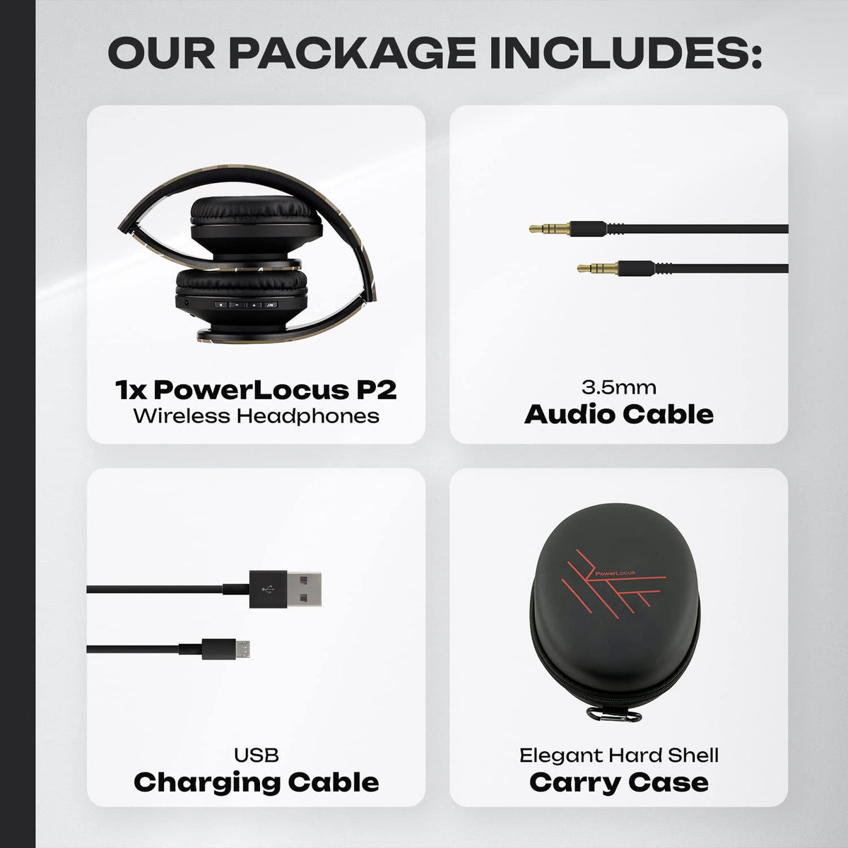 PowerLocus connected via 3.5mm cable showing wired listening fallback