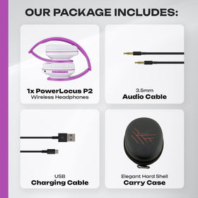 PowerLocus connected with 3.5mm cable for uninterrupted wired listening