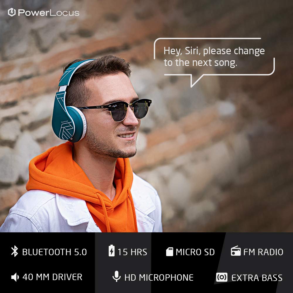 PowerLocus connected with 3.5mm cable for continuous wired listening