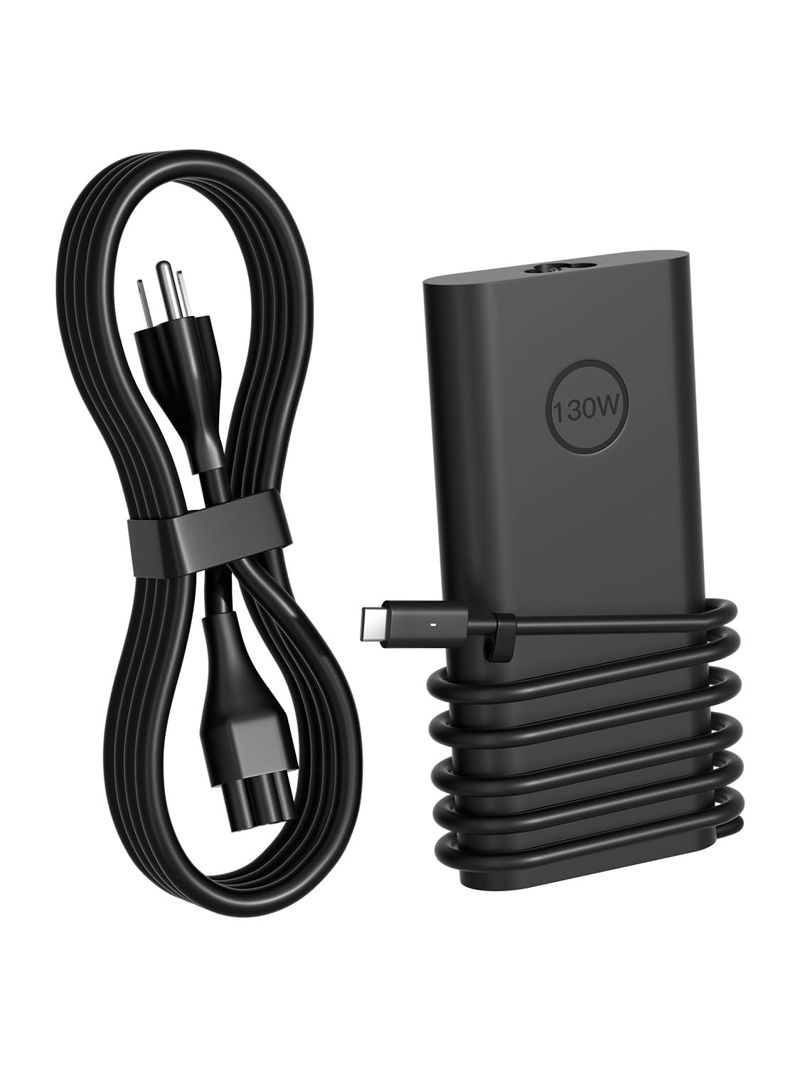 PowerPortnerLink 130W USB-C charger powering Dell laptops with reliable compatibility across XPS and Precision lines