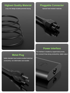 PowerPortnerLink 165W texture and label detail showing safety certifications for peace of mind