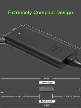 PowerPortnerLink 165W USB-C output closeup showing robust connector and reliable power delivery
