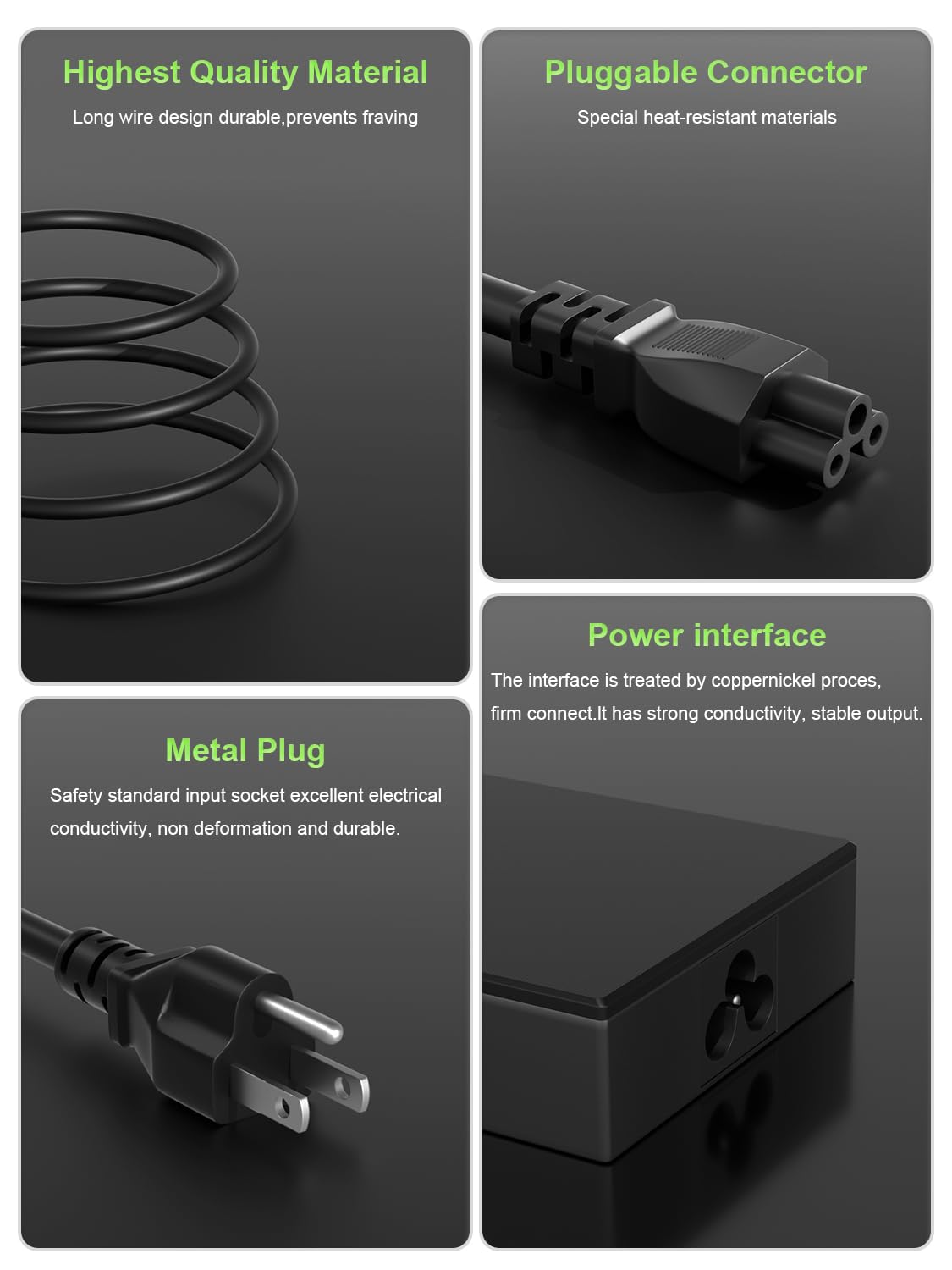 PowerPortnerLink 180W charger compact design ideal for bags and desks.