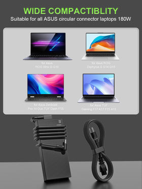 PowerPortnerLink 180W charger in packaging for travel and office setups.