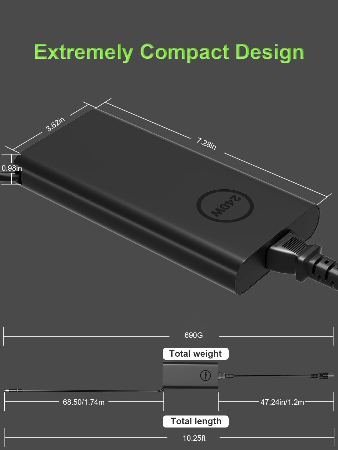 PowerPortnerLink powering an Alienware laptop illustrating reliable full-power charging during heavy use