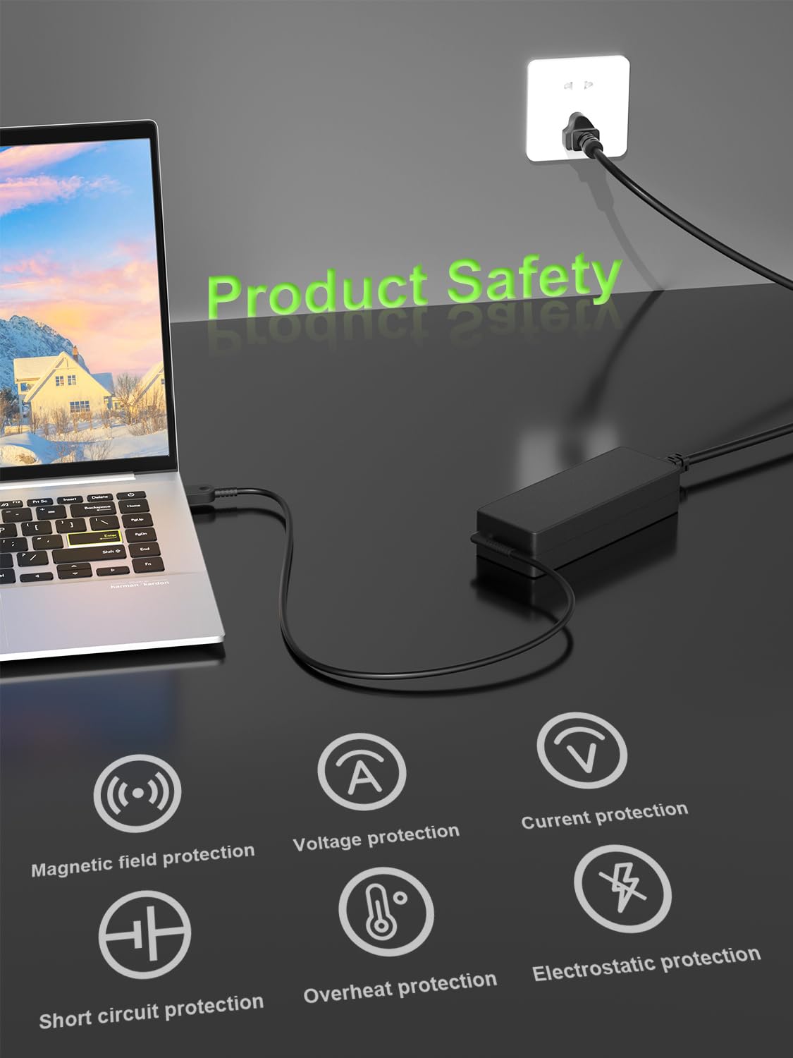 PowerPortnerLink 90W charger delivers fast, efficient charging for busy days.
