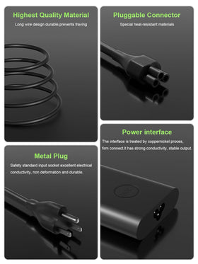 PowerPortnerLink detachable 1-2m cord simplifies packing and on-the-go setups