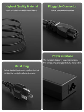 PowerPortnerLink detachable US power cord for flexible setup