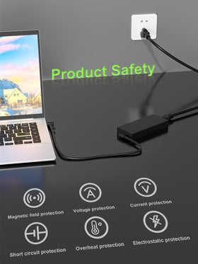 PowerPortnerLink heat-resistant casing label, emphasizes safety and overheat protection