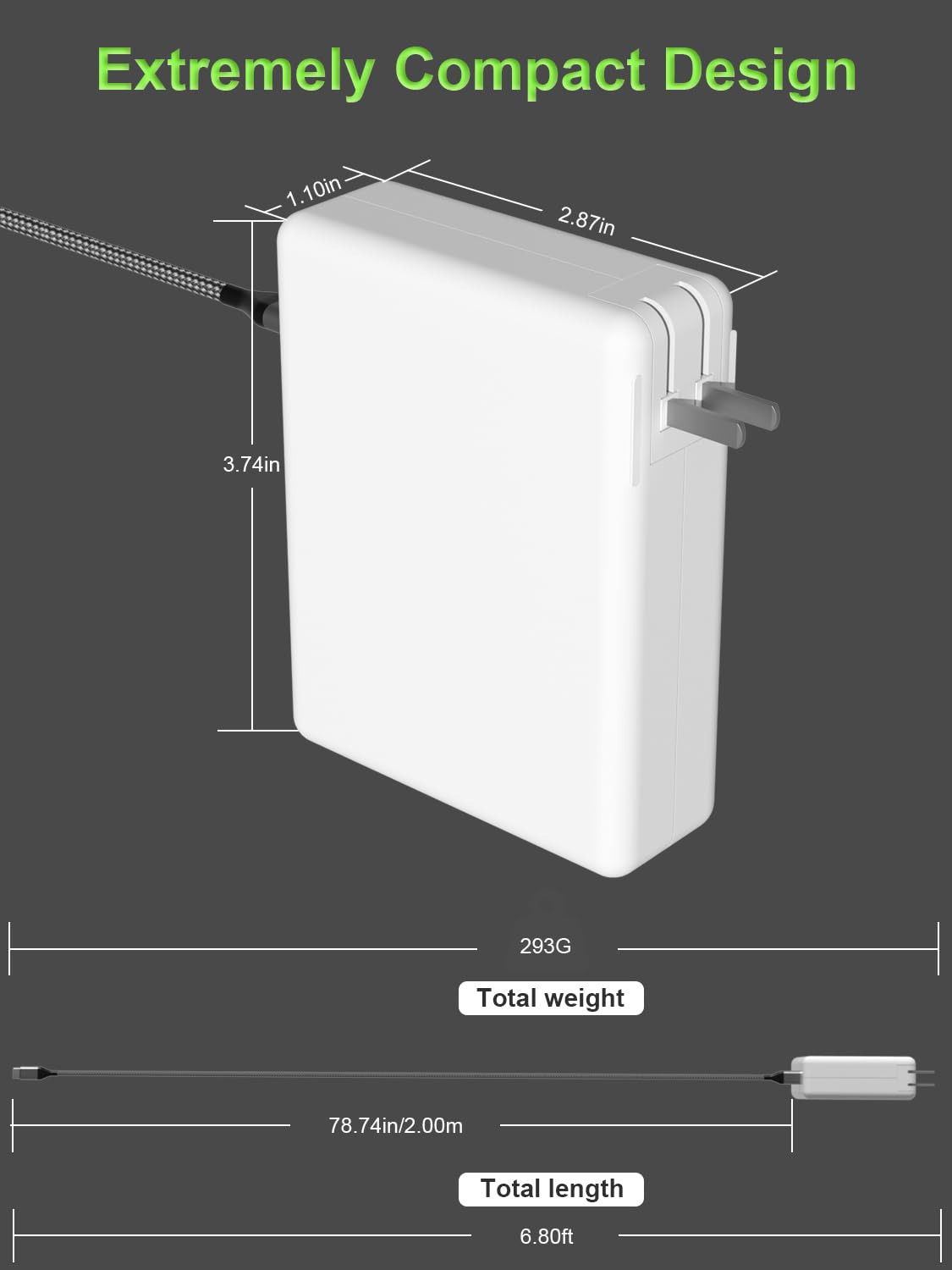 PowerPortnerLink powering MacBook Pro demonstrating fast-charge convenience