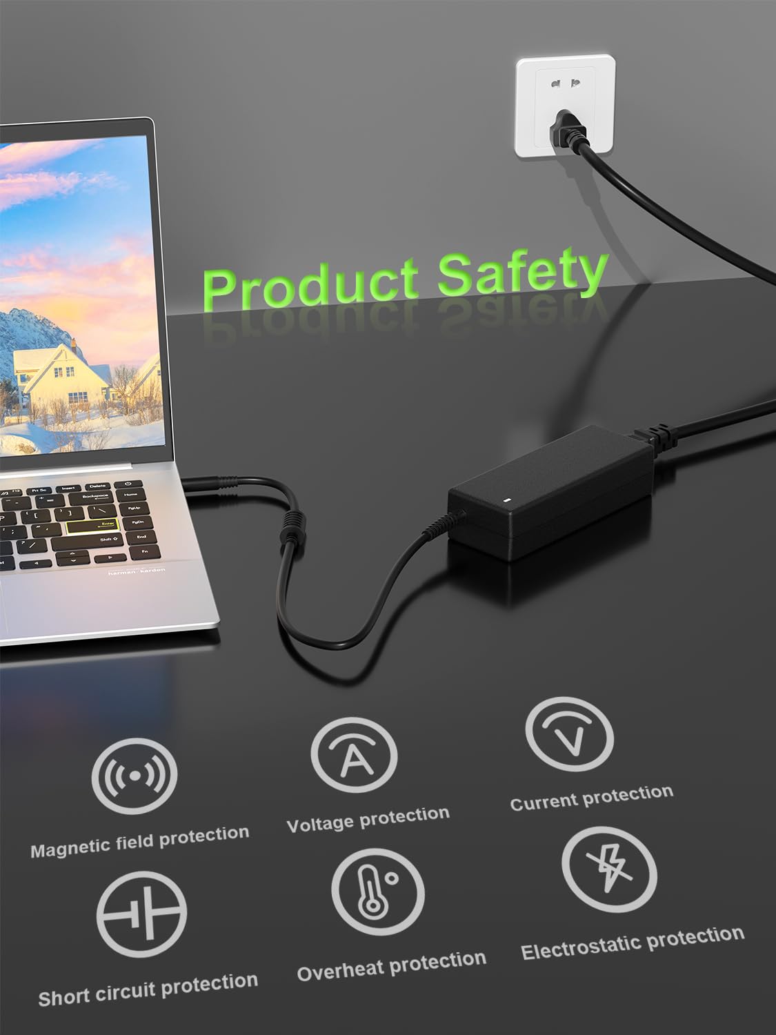 PowerPortnerLink wide input 100-240V works worldwide
