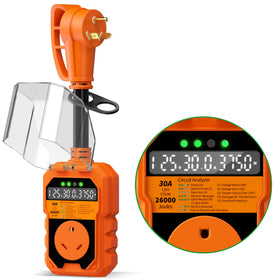 POWGRN front view plugged in showing durable housing and protection benefit