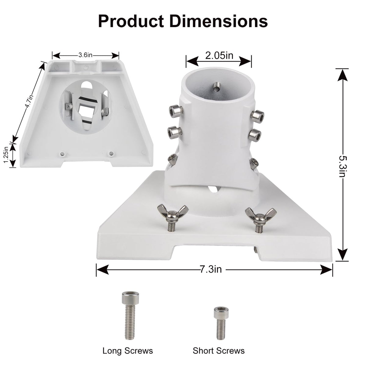 PowGrow hardware kit and label showing included fasteners for easy install