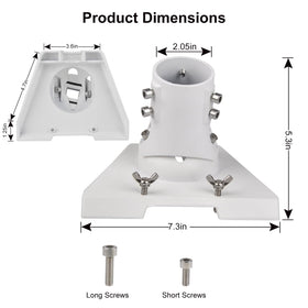 PowGrow hardware kit and label showing included fasteners for easy install