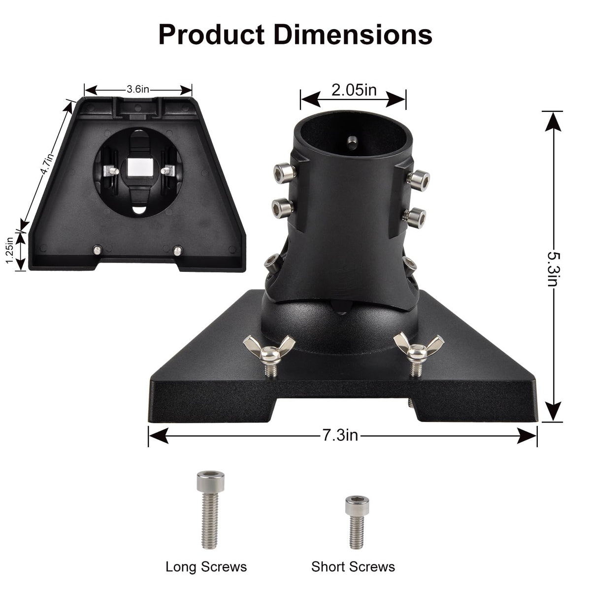 PowGrow black weather-resistant finish detail showing durable outdoor protection