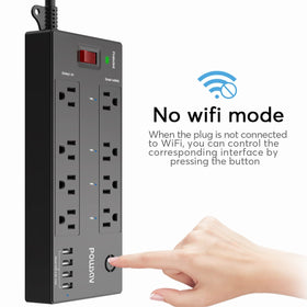 POWSAV powering TV and devices in living room for neat cable management
