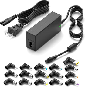 Powseed 65W universal charger front view, compact and travel-ready.